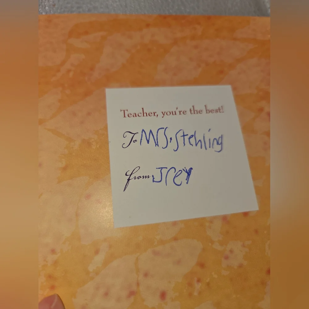 Book, Thank You Teacher Gift Book